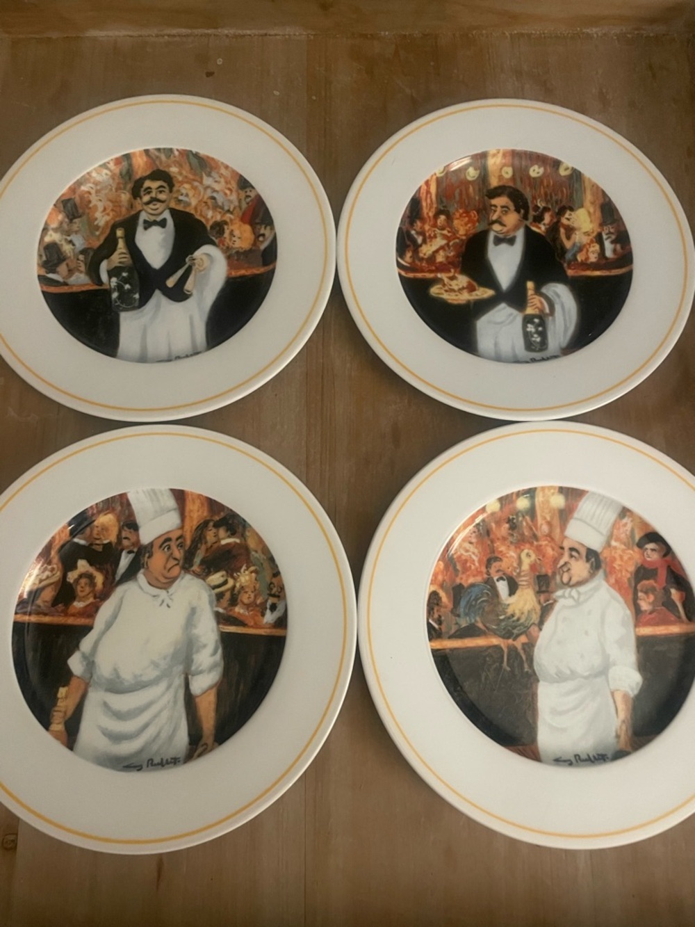 Guy Buffet Collection Plates The Cabaret Suite Eschenbach